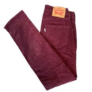 Levi 511 Corduroy Pants Size W30” x L32”